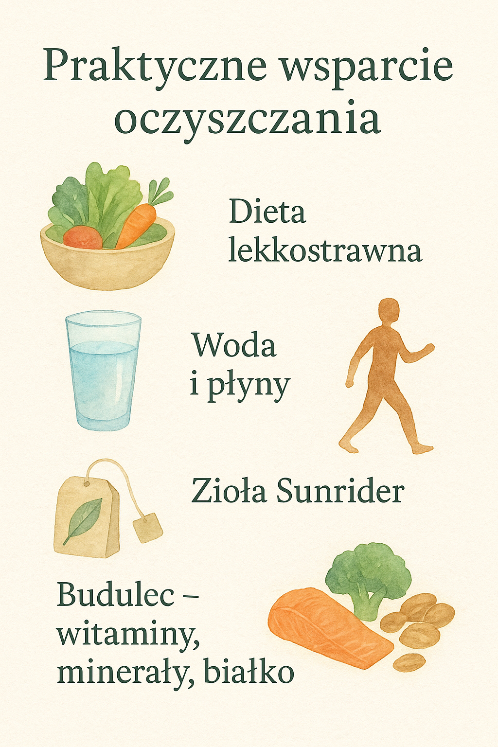 Podstawowe mieszanki Sunrider – jadalne zioła i suplementy wspierające regenerację