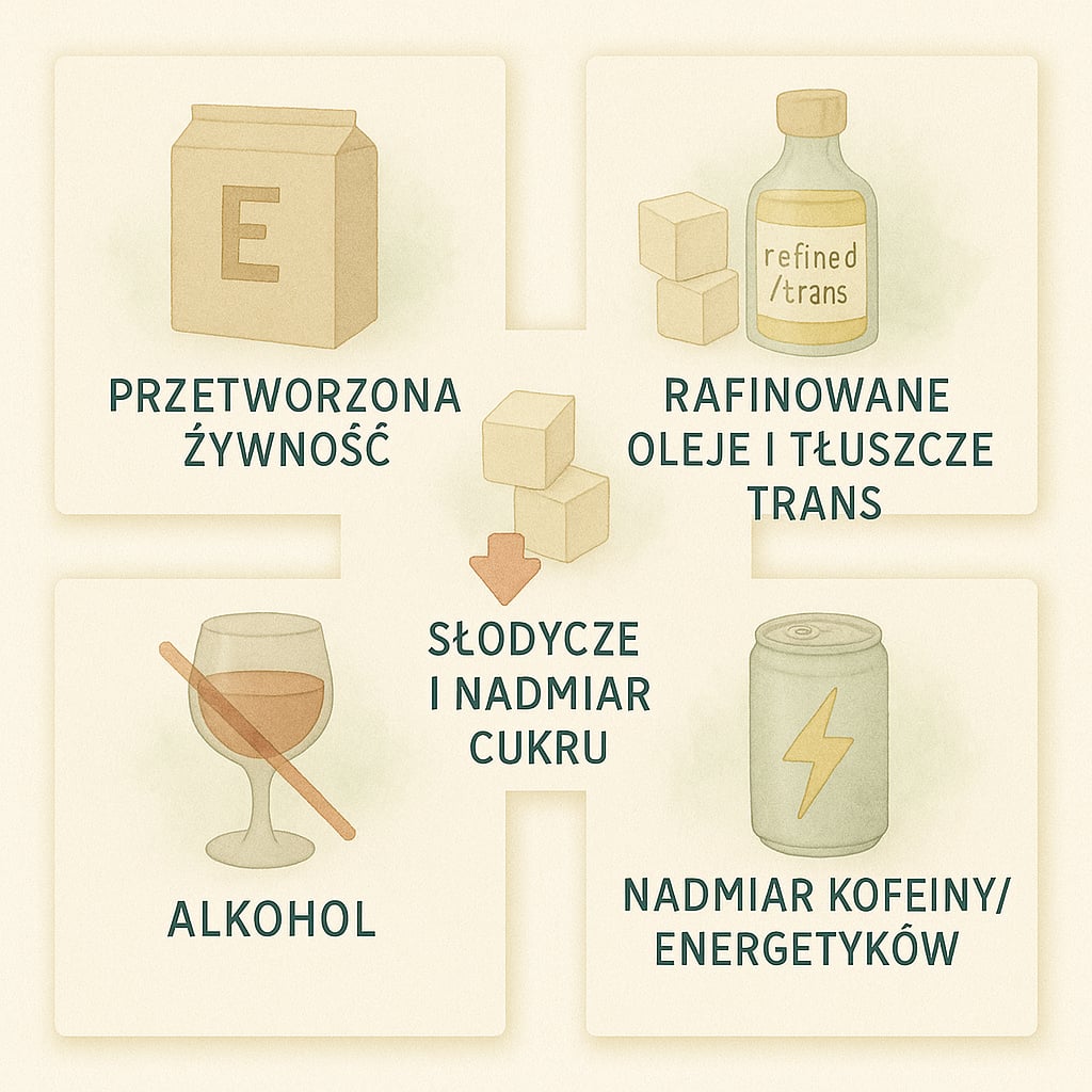 Produkty, których należy unikać w procesie wzmacniania organizmu