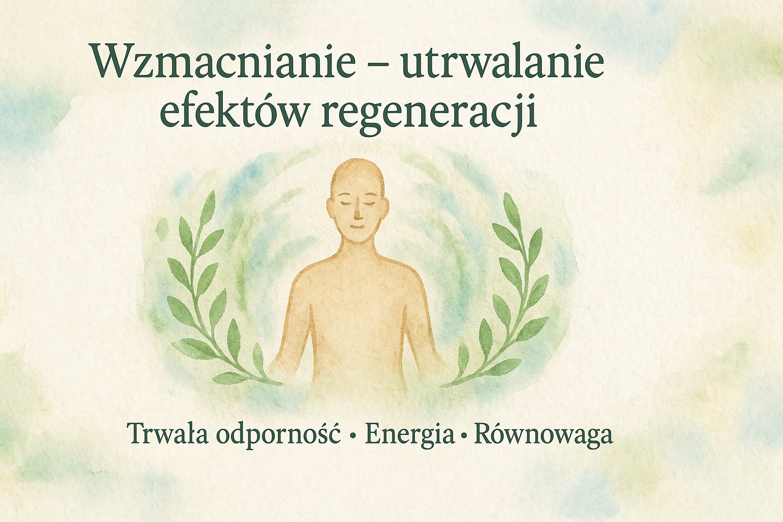 Etap wzmacniania – stabilizacja organizmu i odporności