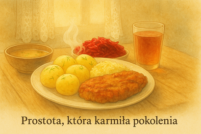 Prosty domowy obiad z czasów PRL – tradycyjne zdrowe jedzenie